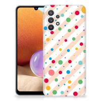 Samsung Galaxy A32 4G | A32 5G Enterprise Editie | TPU bumper | Dots - thumbnail