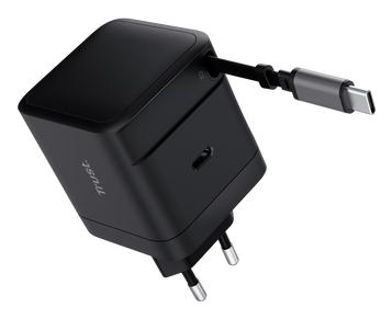 Trust Maxo Intrekbare USB-C-PD-oplader van 65 W Trust Maxo Intrekbare USB-C-PD-oplader van 65 W