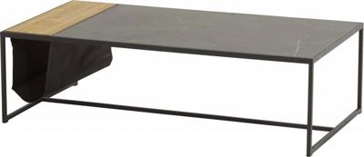 4SO Atlas koffietafel 122 x 62 cm Antraciet