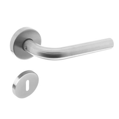 Intersteel Deurkruk Recht op rozet geveerd met sleutelrozetten ATP - RVS