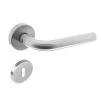 Intersteel Deurkruk Recht op rozet geveerd met sleutelrozetten ATP - RVS - thumbnail