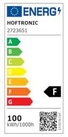 Stratos - LED Breedstraler 100 Watt 8700 Lumen - 6500K Daglicht wit licht - IP65 waterdicht - 15cm Kabel - Schijnwerper - thumbnail