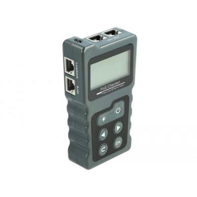 Delock 63110 LCD-kabeltester RJ45 / PoE / DC Delock 63110 LCD-kabeltester RJ45 / PoE / DC