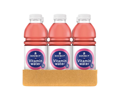 Sourcy vitaminwater framboos granaatappel vitaliteit (6x 1ltr)