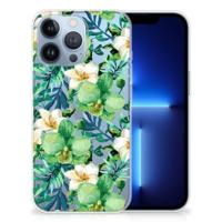 Apple iPhone 13 Pro | TPU Case | Orchidee Groen - thumbnail