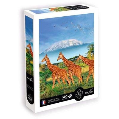 Puzzel - SENTOSPHERE - Calypto - 500 stukjes XL - Giraffen - Vanaf 8 jaar