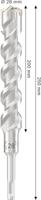 Bosch Accessoires PRO SDS plus-5X Hamerboor | 28 x 200 x 250 mm - 2608707241 - thumbnail