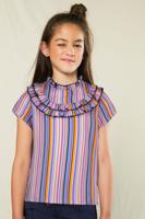 NoNo Meisjes blouse - Tyuna - Light Porcelaine - thumbnail