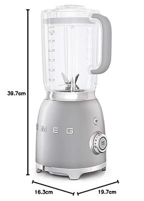 Smeg BLF01SVEU blender 1,5 l Blender voor op aanrecht 800 W Zilver