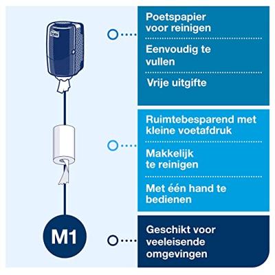 TORK 558000 Tork Handdoekdispenser Kunststof Wit 1 stuk(s)