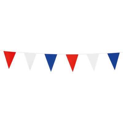 Vlaggenlijn Klein Rood Wit Blauw (3m)