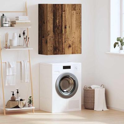 Wandkast Wandgemonteerd Bruin 69.5 x 34 x 90 cm Bewerkt hout