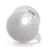 Hario V60 dripper - plastic wit maat 01 - thumbnail