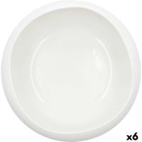 Kom Ariane Organic Keramisch Wit (Ø 21 cm) (2 Stuks) - thumbnail