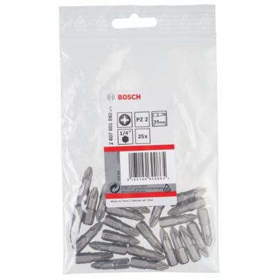Bosch Accessoires Bit extra-hard PZ 2, 25 mm 25st - 2607001560