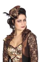 Hoed mini driesteek Steampunk - thumbnail