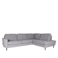 LABEL51 Hoekbank 'Genua' Rechts, Stof, kleur Grijs - thumbnail