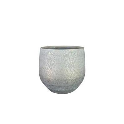 Bloempot Noor Metalic Grey Ø32cm
