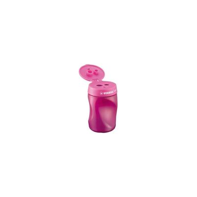 Stabilo easysharpener - 3 in 1 puntenslijper - links - roze