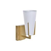 Muurlamp DKD Home Decor 25W Gouden Metaal Polyester Wit 220 V (12 x 14 x 25 cm) - thumbnail