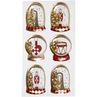 Vivi Gade Shaker stickers, notenkraker, afm 49x32+45x36 mm, goud, 6 stuk/ 1 doos - thumbnail
