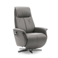 Sta-op Stoel J-103 Donkerblauw Leer - thumbnail