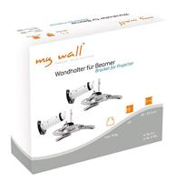My Wall H 16-5 Beamer-wandbeugel Kantelbaar Afstand tot de muur (max.): 33.5 cm Zilver (mat) - thumbnail