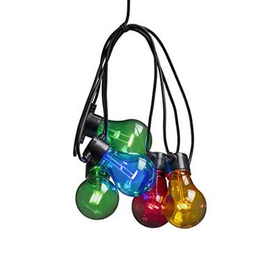 KonstSmide 1mPartylight lichtsnoer met 10 gekleurde lichtbronnen - 2396-500