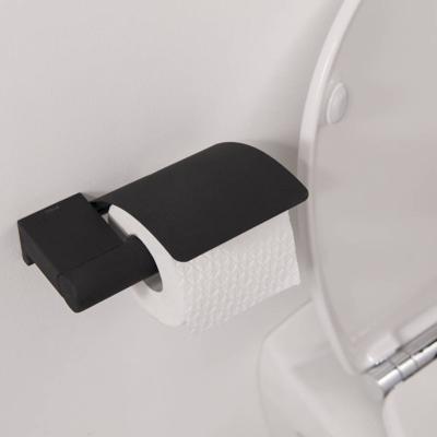 Toiletrolhouder Tiger Bold Met klep Zwart