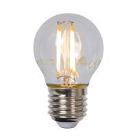 Lucide G45 - Filament lamp - Ø 4,5 cm - LED Dimb. - E27 - 1x4W 2700K - Transparant - thumbnail