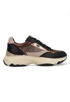 Mexx Sneakers Radja Pax MI001001453W-1101 Zwart / Bruin-40 maat 40 - thumbnail