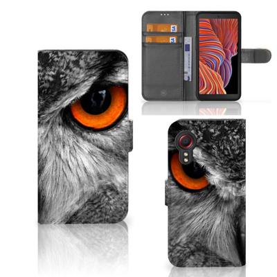 Samsung Galaxy Xcover 5 | Telefoonhoesje | Met pasjeshouder | Uil