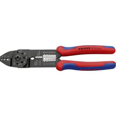 Knipex 97 21 215 C Krimptang 1 stuks Ongeïsoleerde kabelschoenen, Ongeïsoleerde kabelverbinders 0.5 tot 6 mm²