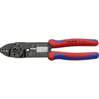 Knipex 97 21 215 C Krimptang 1 stuks Ongeïsoleerde kabelschoenen, Ongeïsoleerde kabelverbinders 0.5 tot 6 mm² - thumbnail
