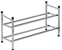 Storage Solutions schoenenrek met 2 lagen (61,5-115)x23x38 cm - thumbnail