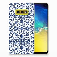 Samsung Galaxy S10e | TPU Case | Flower Blue - thumbnail