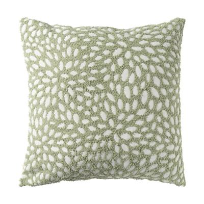 Kussen jacquard - wit/groen - 45X45 cm Kussen jacquard - wit/groen - 45X45 cm