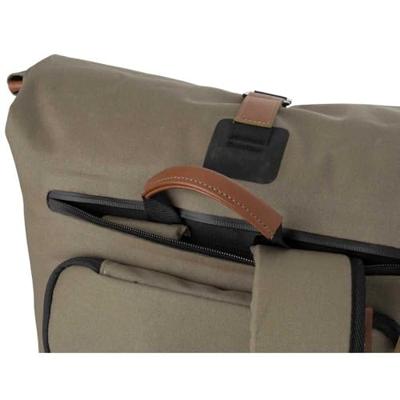 AGU Convoy Enkele Fietstas/Rugzak Urban Click'nGo - Beige - Waterdicht AGU Convoy Enkele Fietstas/Rugzak Urban Click'nGo - Beige - Waterdicht