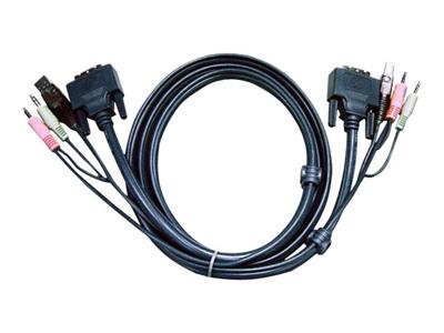 ATEN 2L-7D03UD - Video- / USB- / Audio-Kabel - 3 m