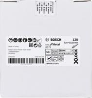 Bosch Accessoires X-LOCK Fiberschijf, 125mm, G 120, R574, Best for Metal - 1 stuk(s) - 2608619164 - thumbnail