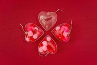 Colorations - vulbaar ornament transparant hart, set van 12 - thumbnail