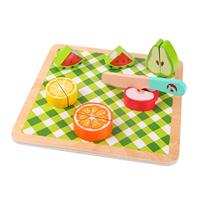 Classic World Houten Snijfruit Puzzel - thumbnail