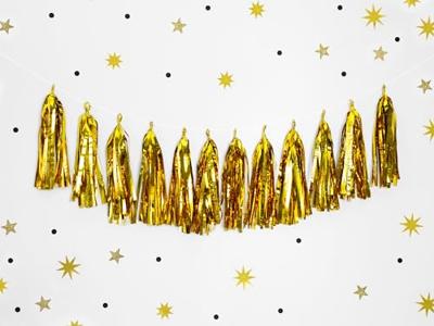 Tassel Slinger Goud - 1,5 meter