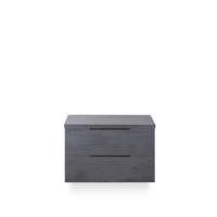 Seville Badmeubelset 80 cm - Wastafel Blad Beton Antraciet Edge greep - thumbnail