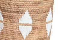 Mandenset DKD Home Decor Wit Natuurlijk Touw Zeegras Boho 46 x 46 x 48 cm - thumbnail