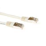 ACT IB7202 F/UTP CAT5E Patchkabel | RJ45 connectoren | Ivoor | 2 meter