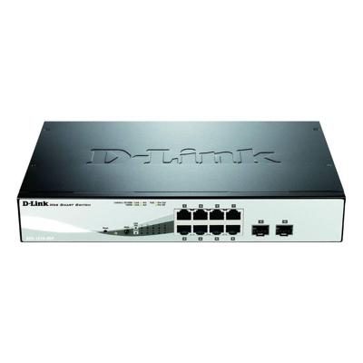 D-Link DGS-1210-08P/E Netwerk switch RJ45/SFP 8 + 2 poorten 20 GBit/s PoE-functie D-Link DGS-1210-08P/E Netwerk switch RJ45/SFP 8 + 2 poorten 20 GBit/s PoE-functie