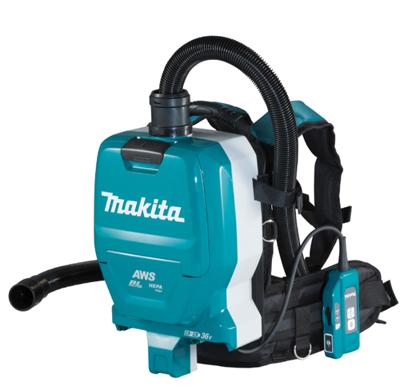 Makita DVC265ZXU Accu Rugstofzuiger AWS 2x18V Basic Body - thumbnail