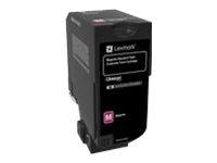 Lexmark Toner 74C2SME Origineel Magenta 7000 bladzijden 74C2SME - thumbnail