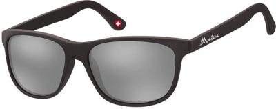Zonnebril montana met revo spiegelglas mat zwart